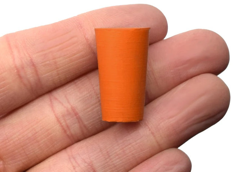 Tapon De Hule Naranja 11/14Mm