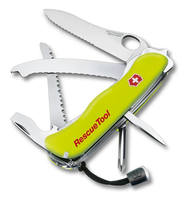 Navaja Suiza Rescue Tool Mw  Amarillo 111Mm De 13 Funciones Grande Victorinox ID-3248166