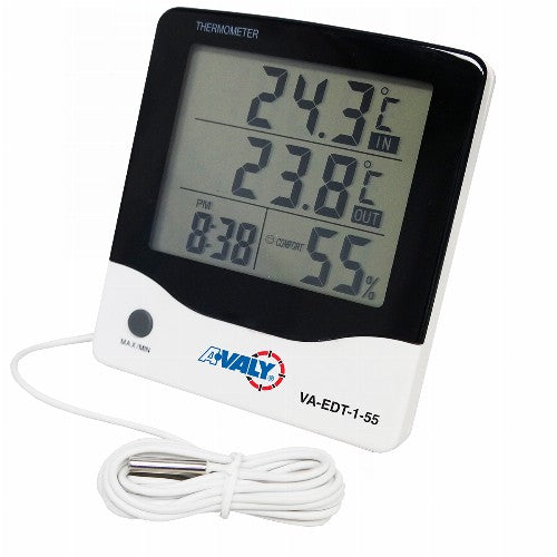 Termohigrometro Digital De 2" -5 A 50°C 20-99%   Avaly ID-3825702