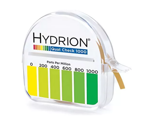 Tira Para Cuaternario Amonio 0-1000Ppm En Rollo 15Ft   Hydrion ID-3406821