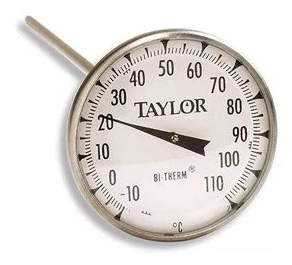 Termometro Bimetalico Caratula 2" Rango -10°C A 110°C   Taylor ID-2156278