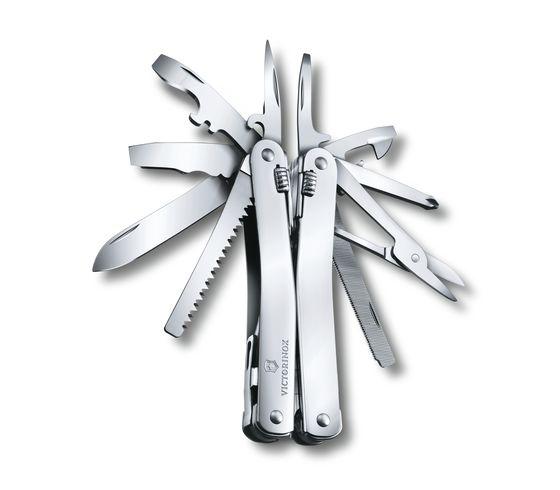 Navaja Suiza Swiss Tool Spirit X  Con Funda De Piel Cafe 105Mm 24 Funciones Victorinox ID-2135309