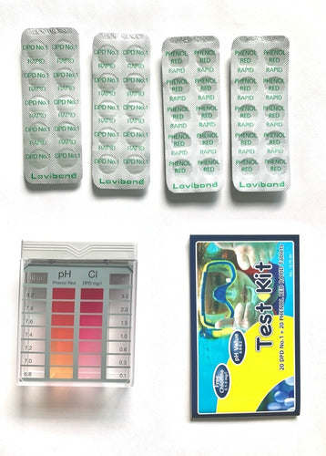 Kit Para Cloro Libre / Total / Ph En Pastillas Lv 3,  20 Dpd 1 Cloro Libre, 10 Dpd 3 Cloro Total, 10 Ph Lovibond ID-1445947