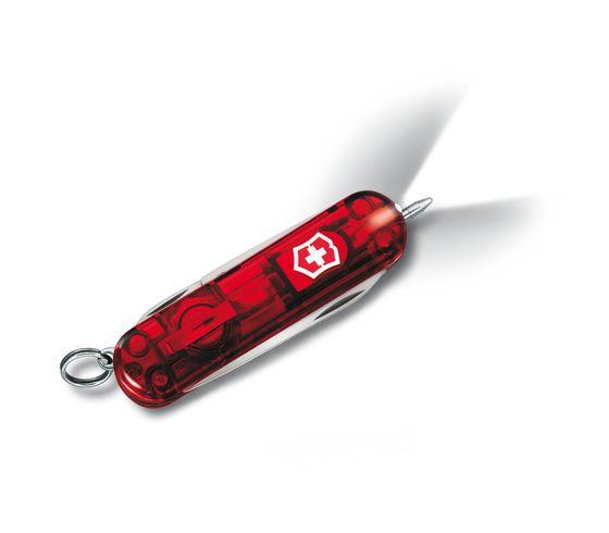 Navaja Suiza Signature Lite Roja Clara Boligrafo/Led 58Mm 7 Funciones Chica Victorinox ID-2136806