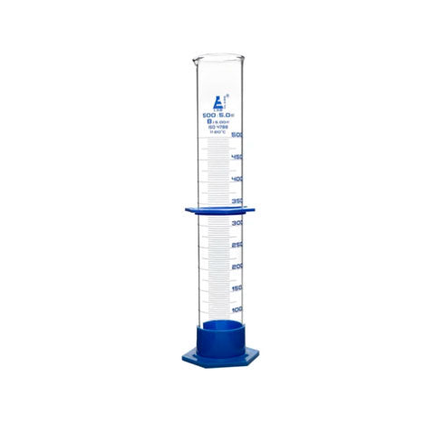 Probeta Graduada Vidrio Base Plastico 500Ml   Eisco ID-3730726