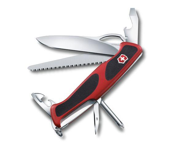 Navaja Suiza Rangergrip Cachas Roja-Negra 111Mm 12 Funciones Grande Victorinox ID-1921282