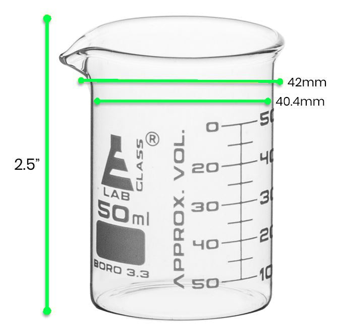 Vaso Precipitado Vidrio Astm 50Ml Eisco ID-2170570