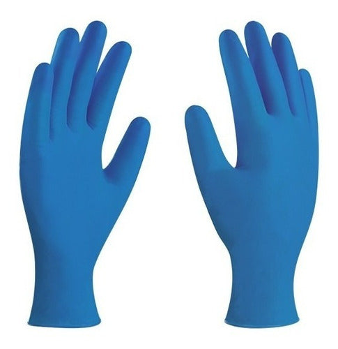 Guante De Nitrilo Azul Touchntuff Mediano C/100   Ansell ID-2157422