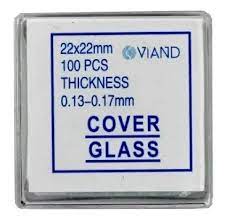 Cubre Objetos 22X22Mm Pk/100   Viand ID-1557397