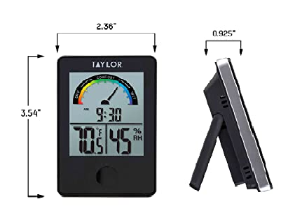 Termohigrometro Digital -10 A 50°C 20-90% Max/Min   Taylor ID-2053985