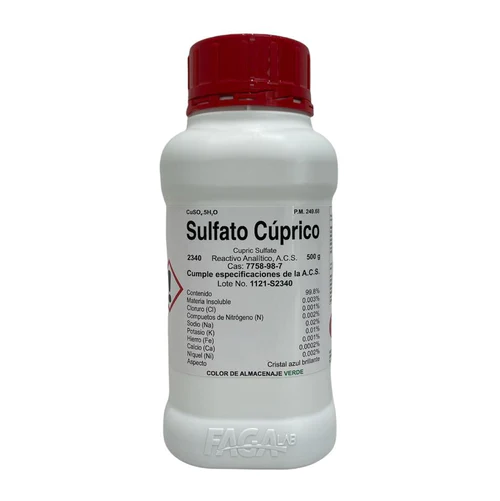 Sulfato Cuprico Pentahidratado Acs 500G   Fagalab ID-2129856