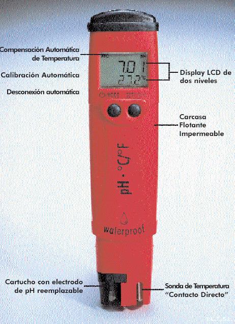 Medidor De Ph/°C Impermeable Flotante Atc Cal Aut   Hanna ID-2014344