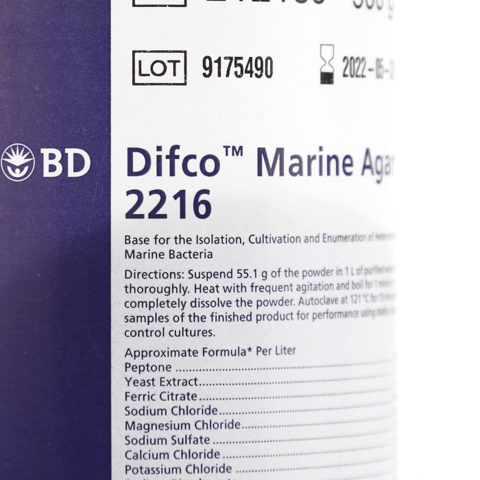 Agar Marino 500G   Difco ID-2091010