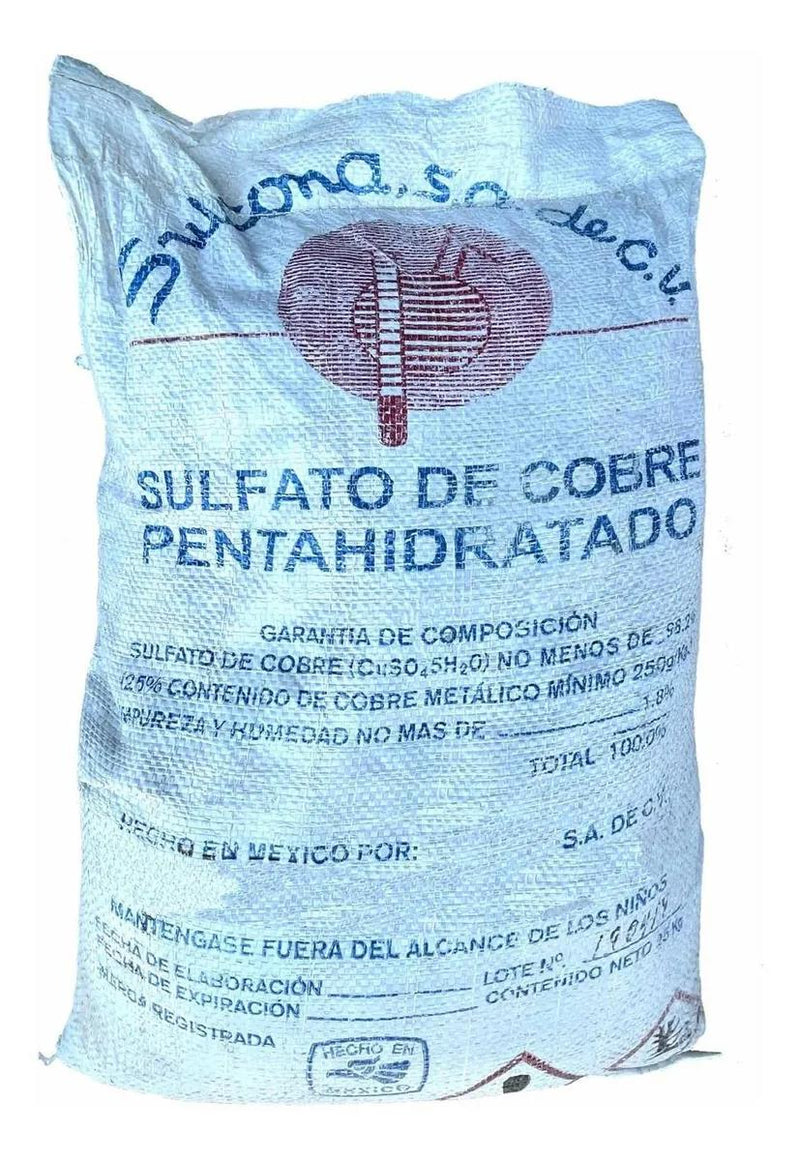 Sulfato De Cobre Pentahidratado Polvo 25Kg   Nal ID-2168103