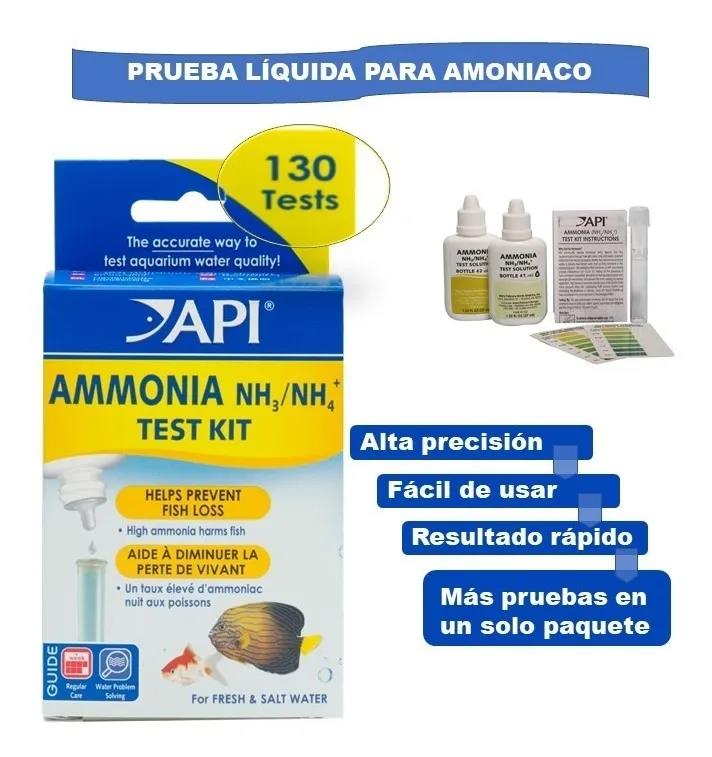 Kit Para Amonia Gotero 130 Tests Nh3/Nh4   Api ID-2100623