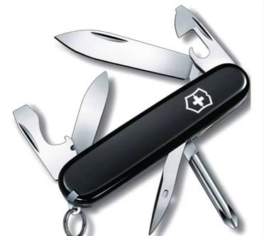 Navaja Suiza Tinket Small Negra 84Mm 12 Funciones Mediana Victorinox ID-1922682