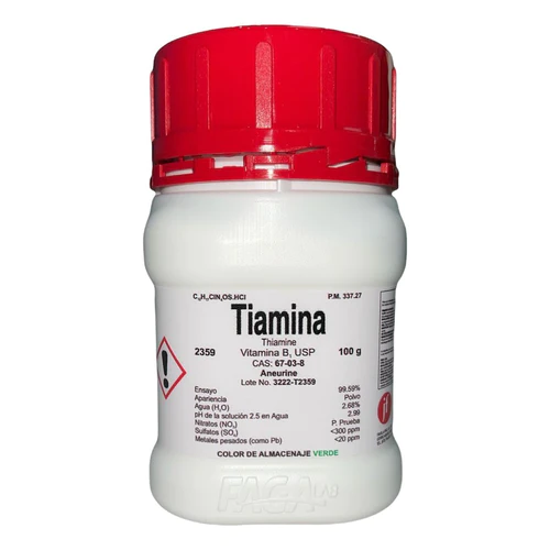 Tiamina (Vitamina B1) 100G   Fagalab ID-2124945