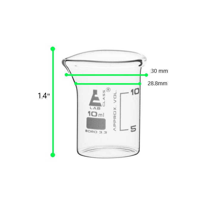 Vaso Precipitado Vidrio Astm 10Ml Eisco ID-2170633