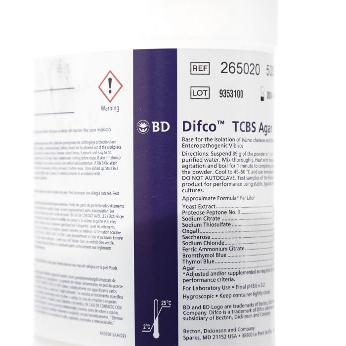 Agar Tcbs 500G   Difco ID-2091006