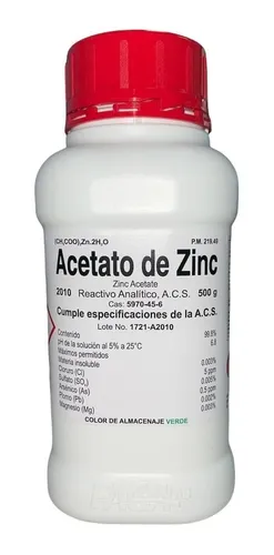 Acetato De Zinc Acs 500G   Fagalab ID-2123575