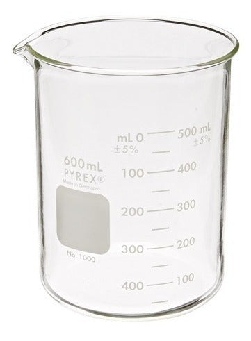 Vaso Precipitado De Vidrio 600Ml   Pyrex ID-2171199