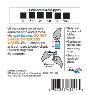 Tiras Para Acido Peracetico 0-10-20-50-85-160Ppm Pk/50   Lamotte ID-2052822