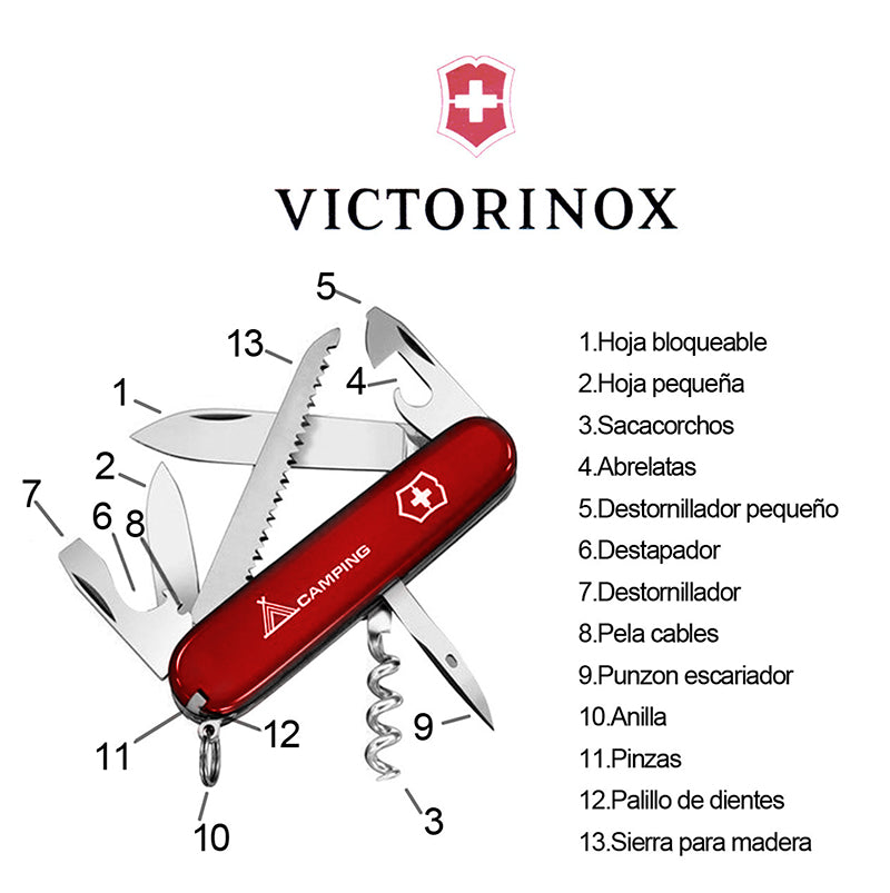 Navaja Suiza Work Champ Rojo 111Mm 21 Funciones Grande Victorinox ID-2134917