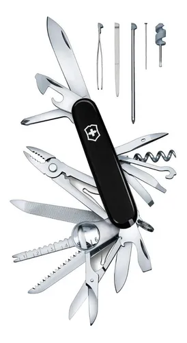 Navaja Suiza Swiss Champ Negra 91Mm 33 Funciones Mediana Victorinox ID-2135371